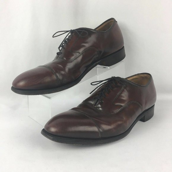 靴 Johnston & Murphy OPTIMA Cap Toe Shoes Johnston Murphy Optima Brown Leather Cap Toe Oxford Dress Shoes